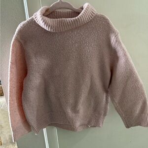 Zara Soft Blush Turtleneck Sweater